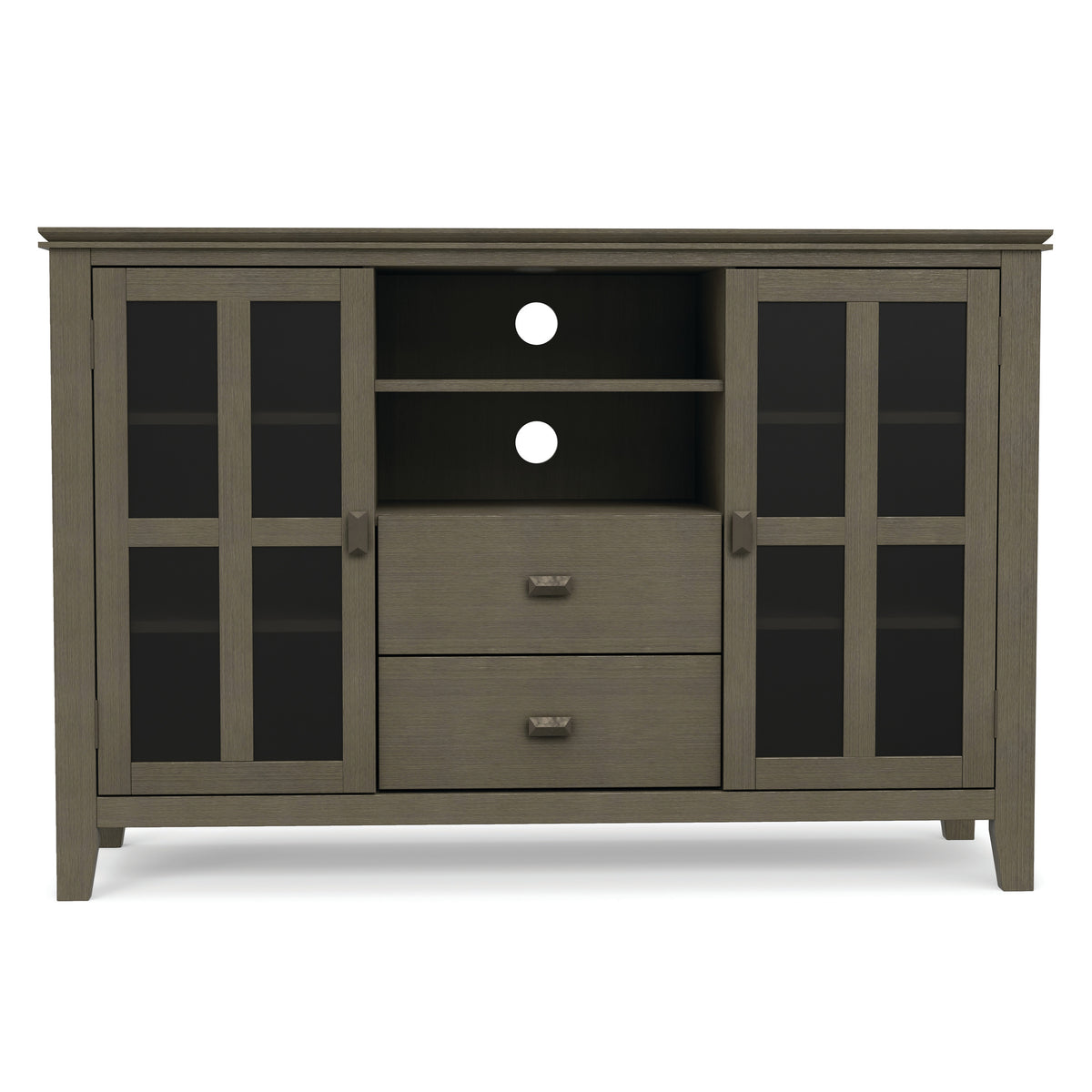 Farmhouse Grey | Artisan Tall TV Media Stand