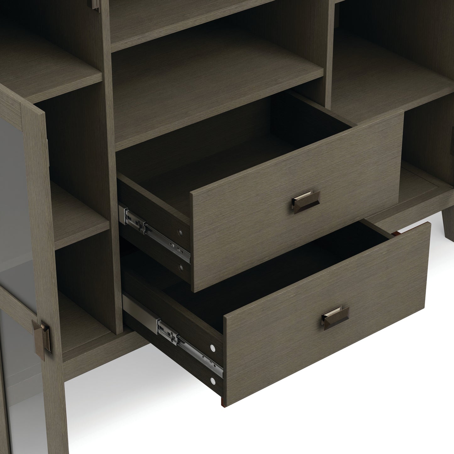 Farmhouse Grey | Artisan Tall TV Media Stand