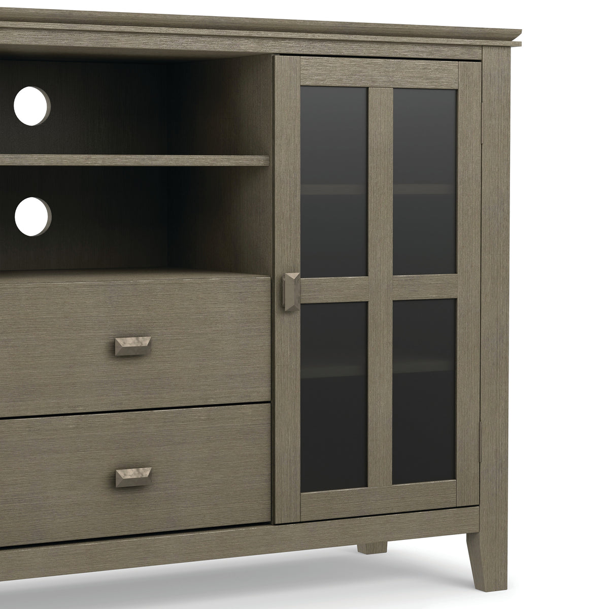 Farmhouse Grey | Artisan Tall TV Media Stand