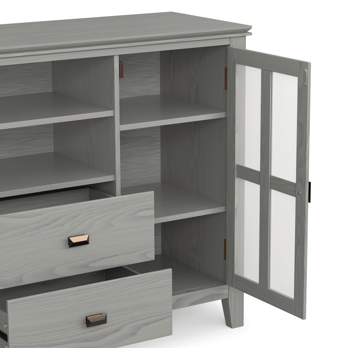 Fog Grey | Artisan Tall TV Media Stand