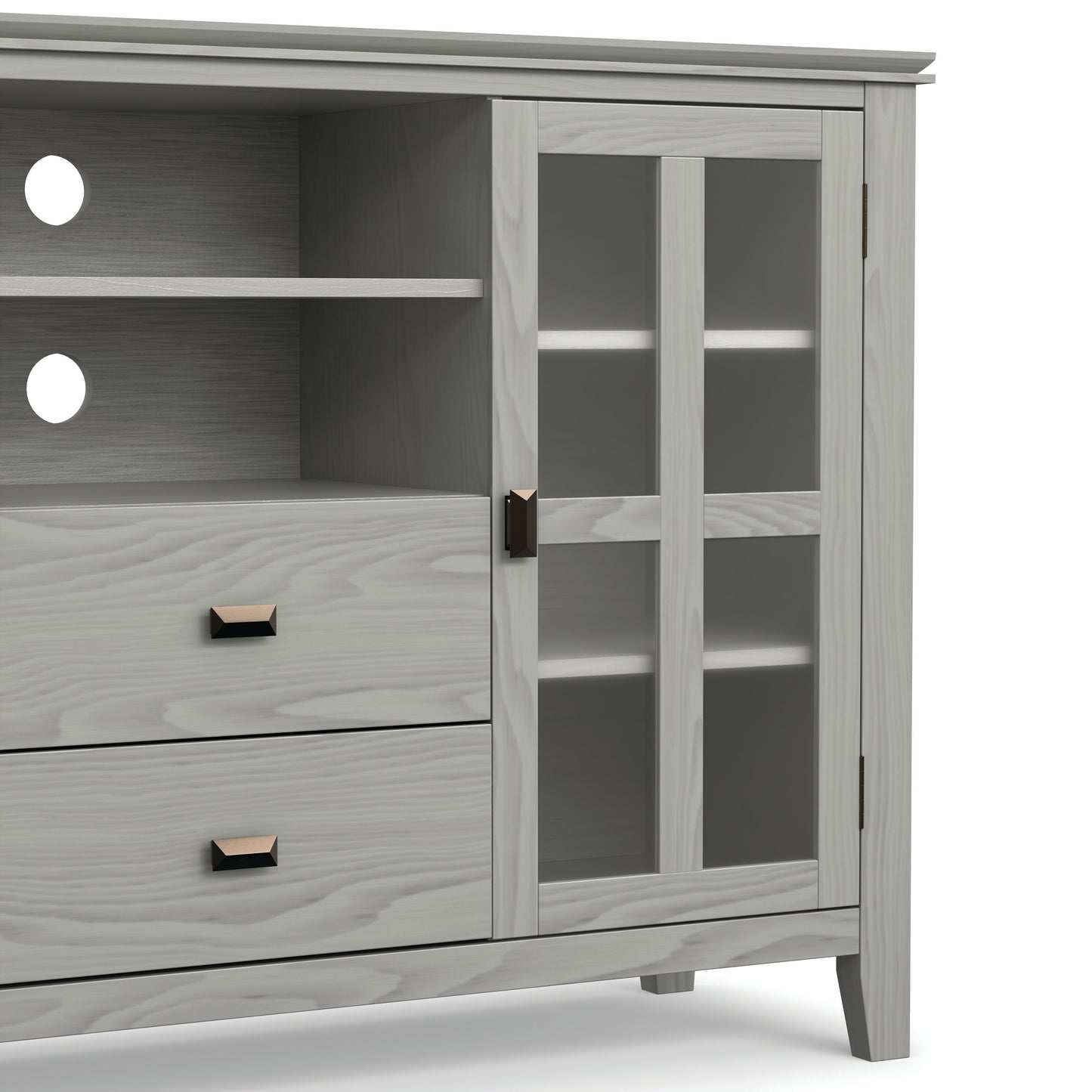 Fog Grey | Artisan Tall TV Media Stand
