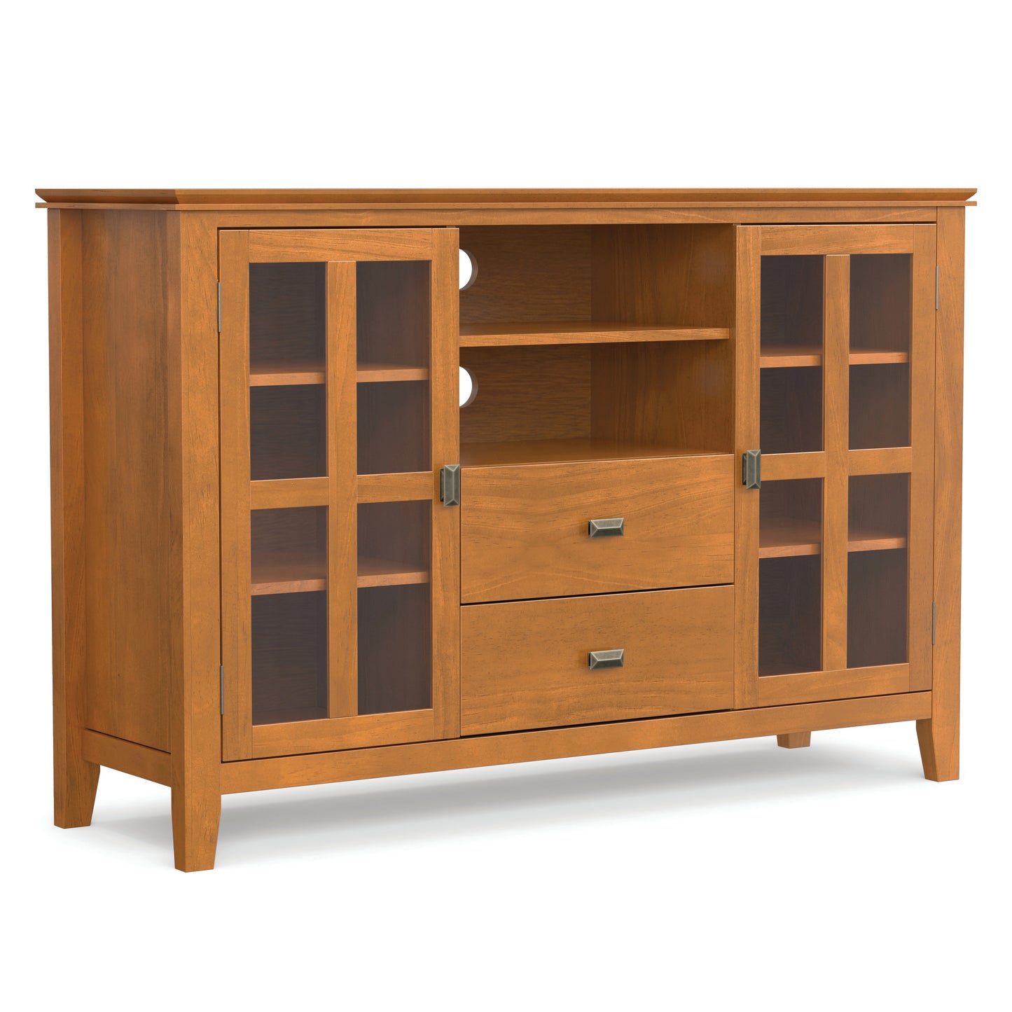 Light Golden Brown | Artisan Tall TV Media Stand