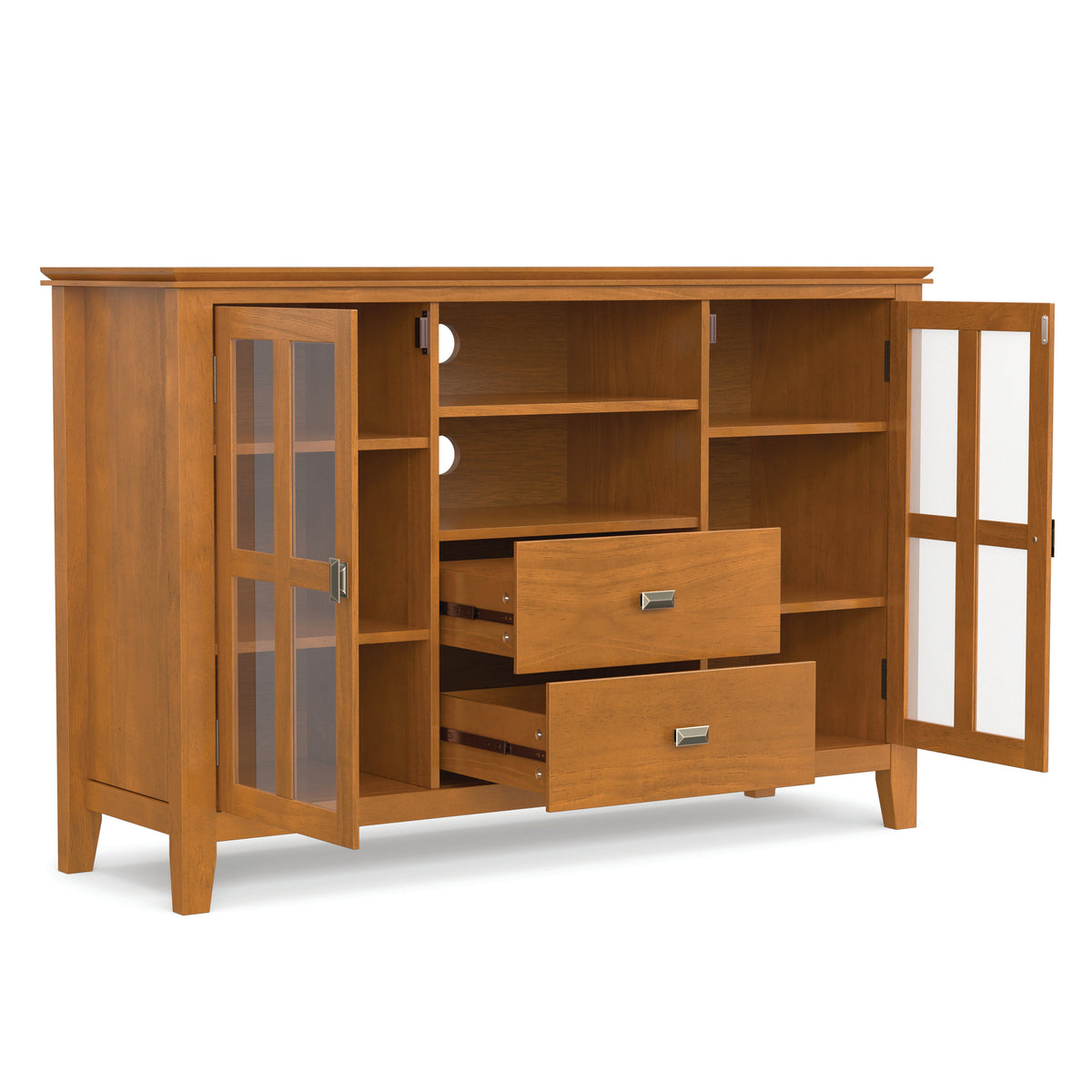 Light Golden Brown | Artisan Tall TV Media Stand