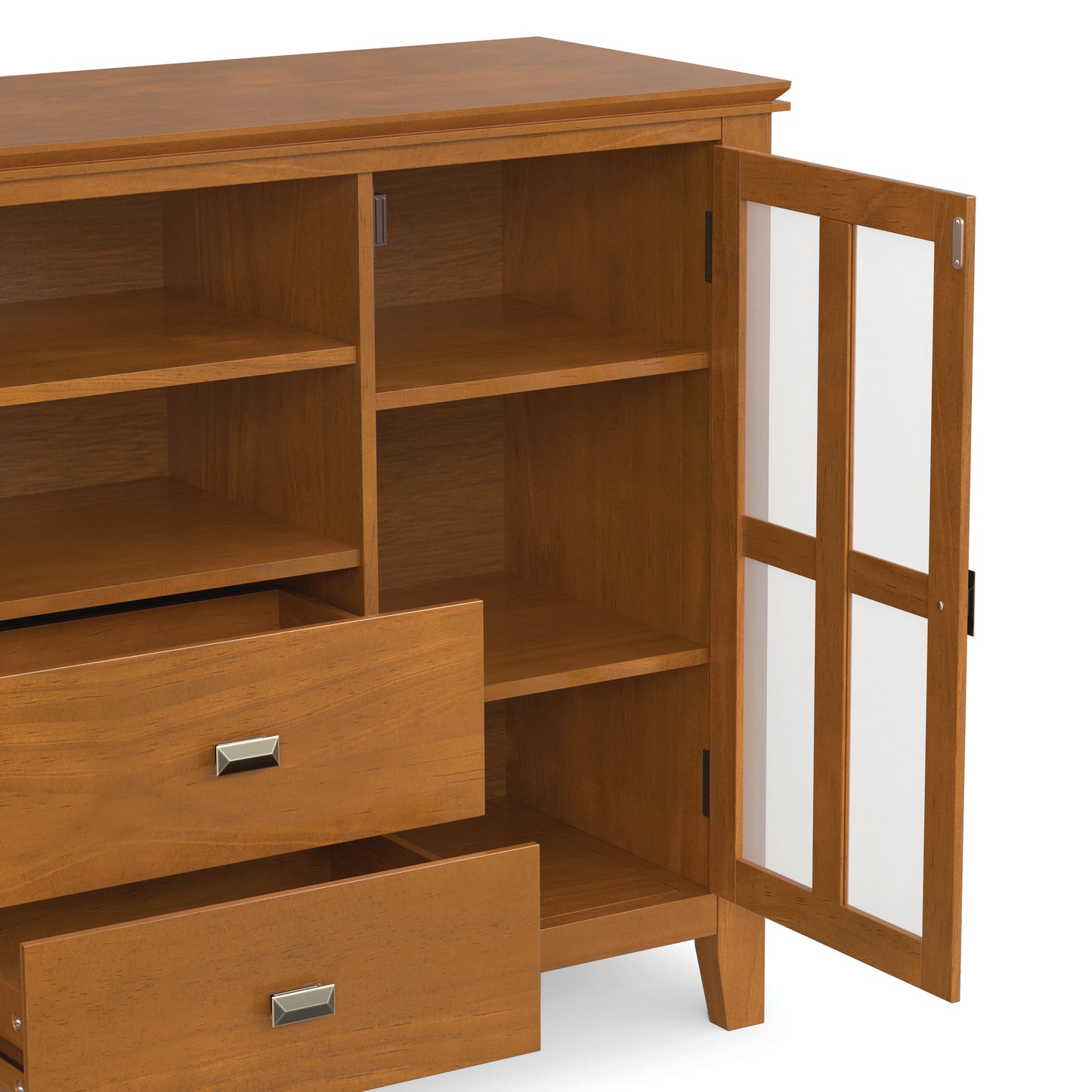 Light Golden Brown | Artisan Tall TV Media Stand