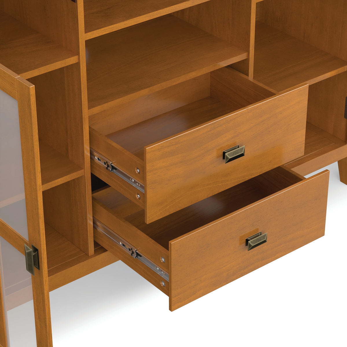 Light Golden Brown | Artisan Tall TV Media Stand