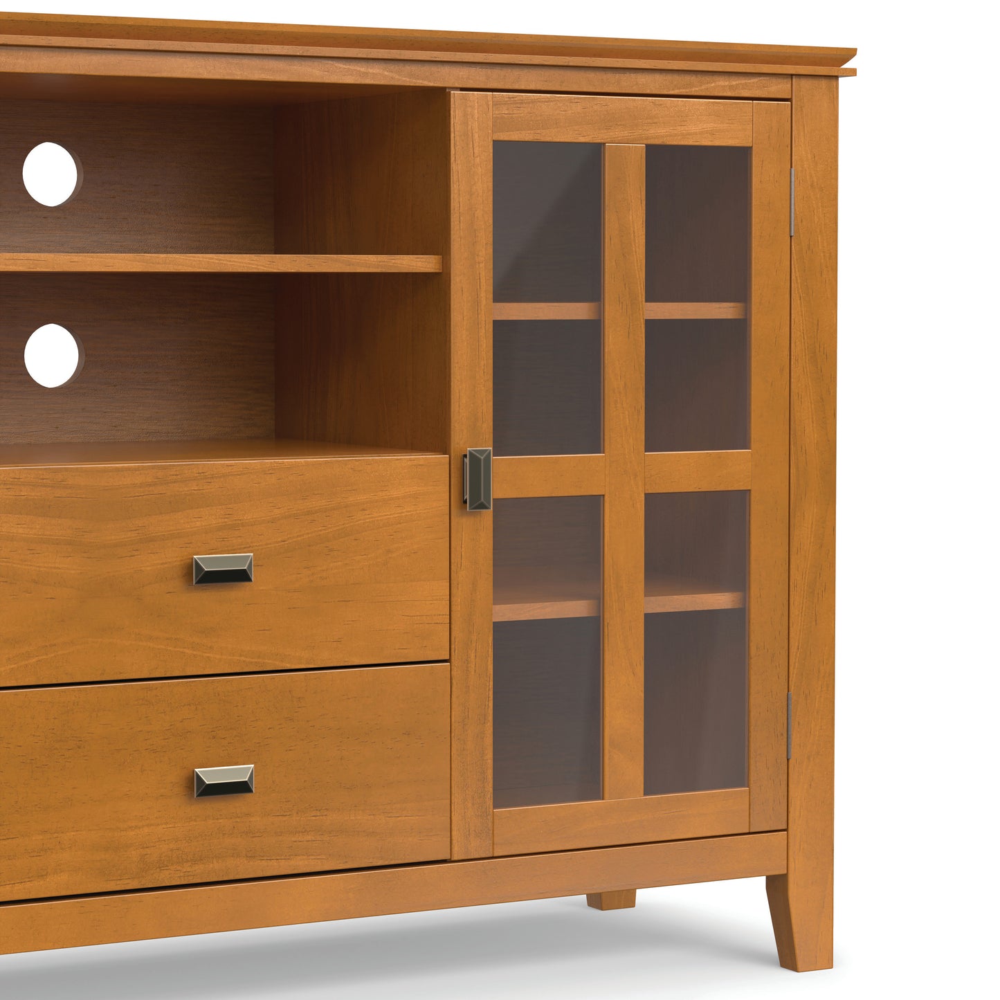 Light Golden Brown | Artisan Tall TV Media Stand