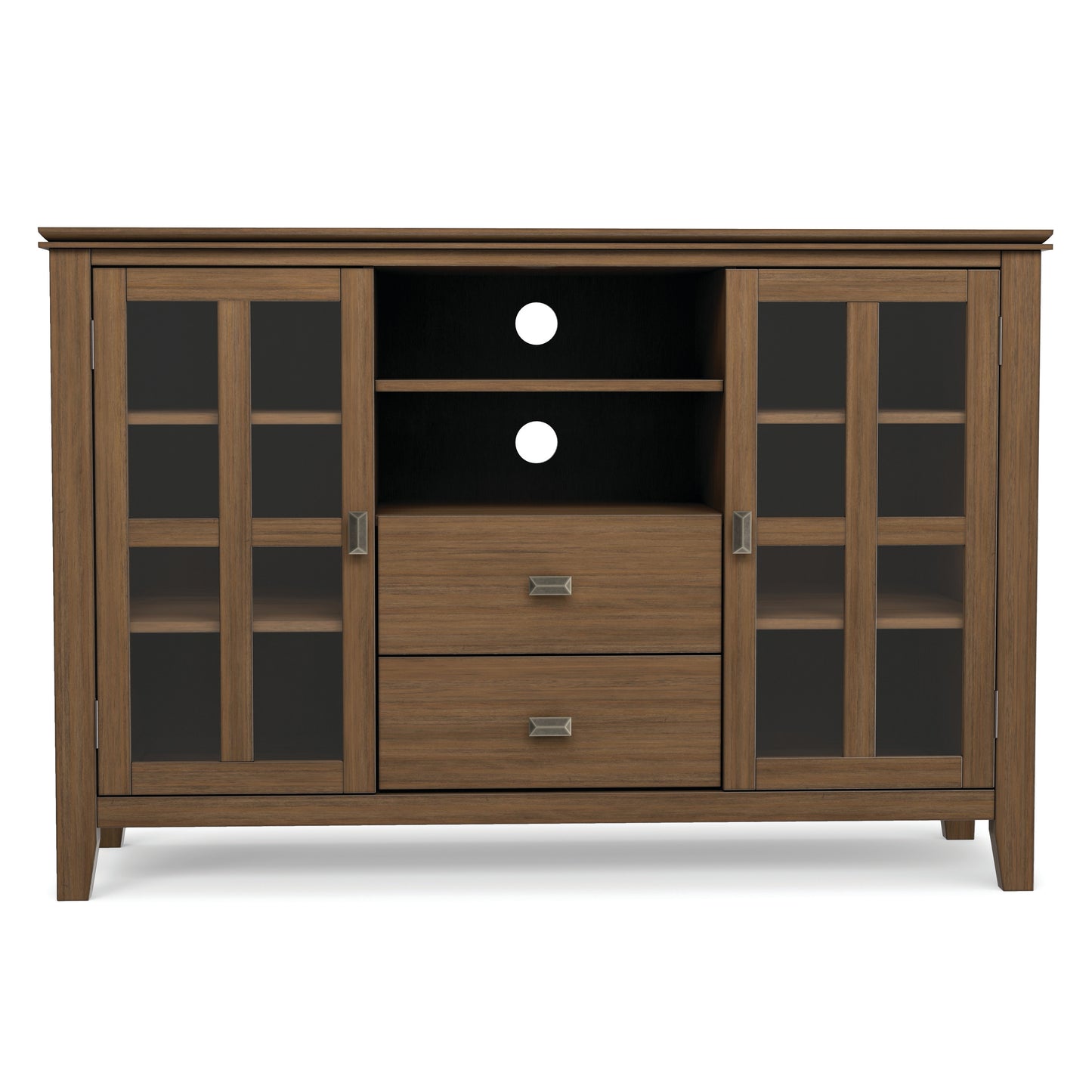 Rustic Natural Aged Brown | Artisan Tall TV Media Stand