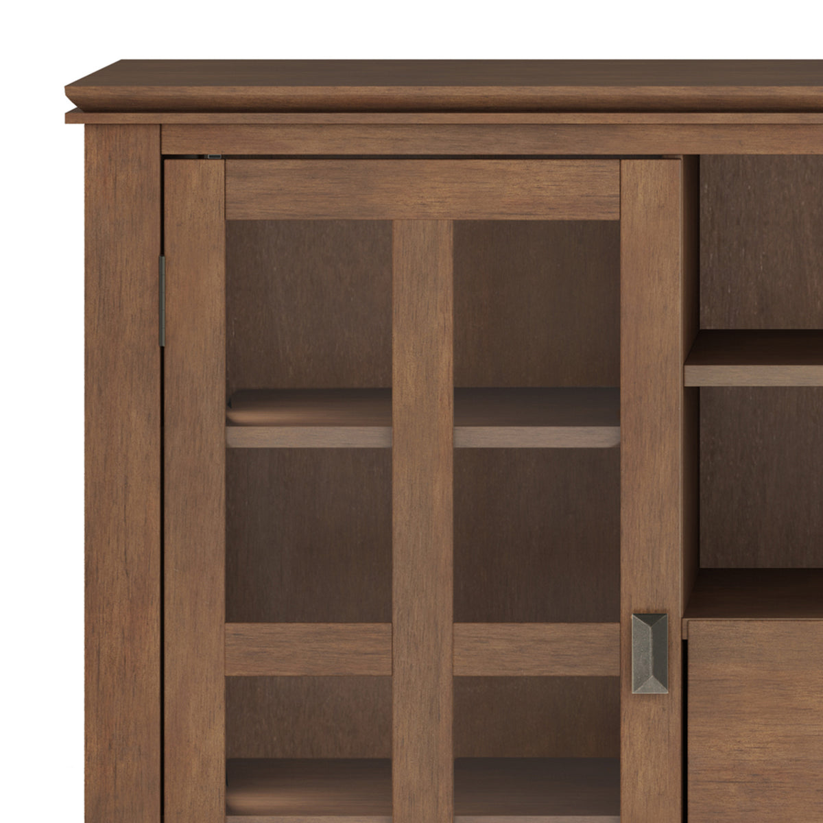 Rustic Natural Aged Brown | Artisan Tall TV Media Stand