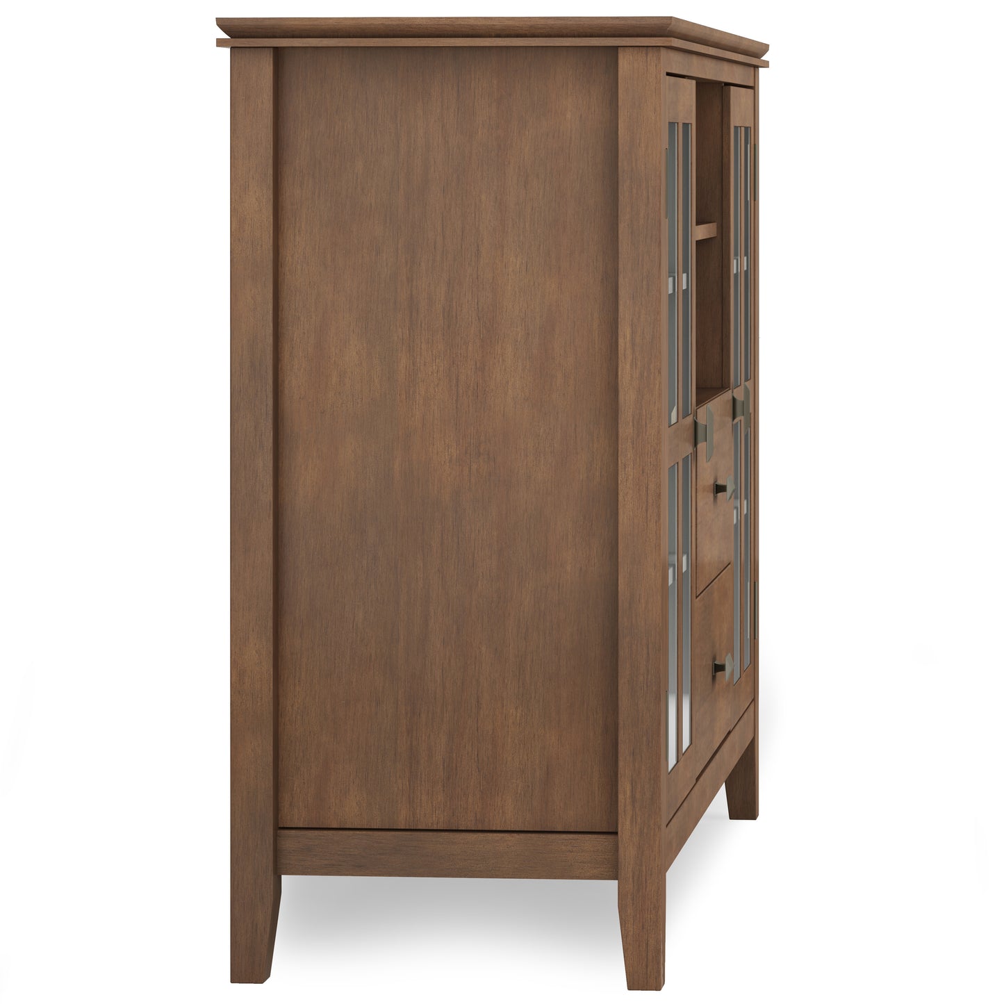 Rustic Natural Aged Brown | Artisan Tall TV Media Stand