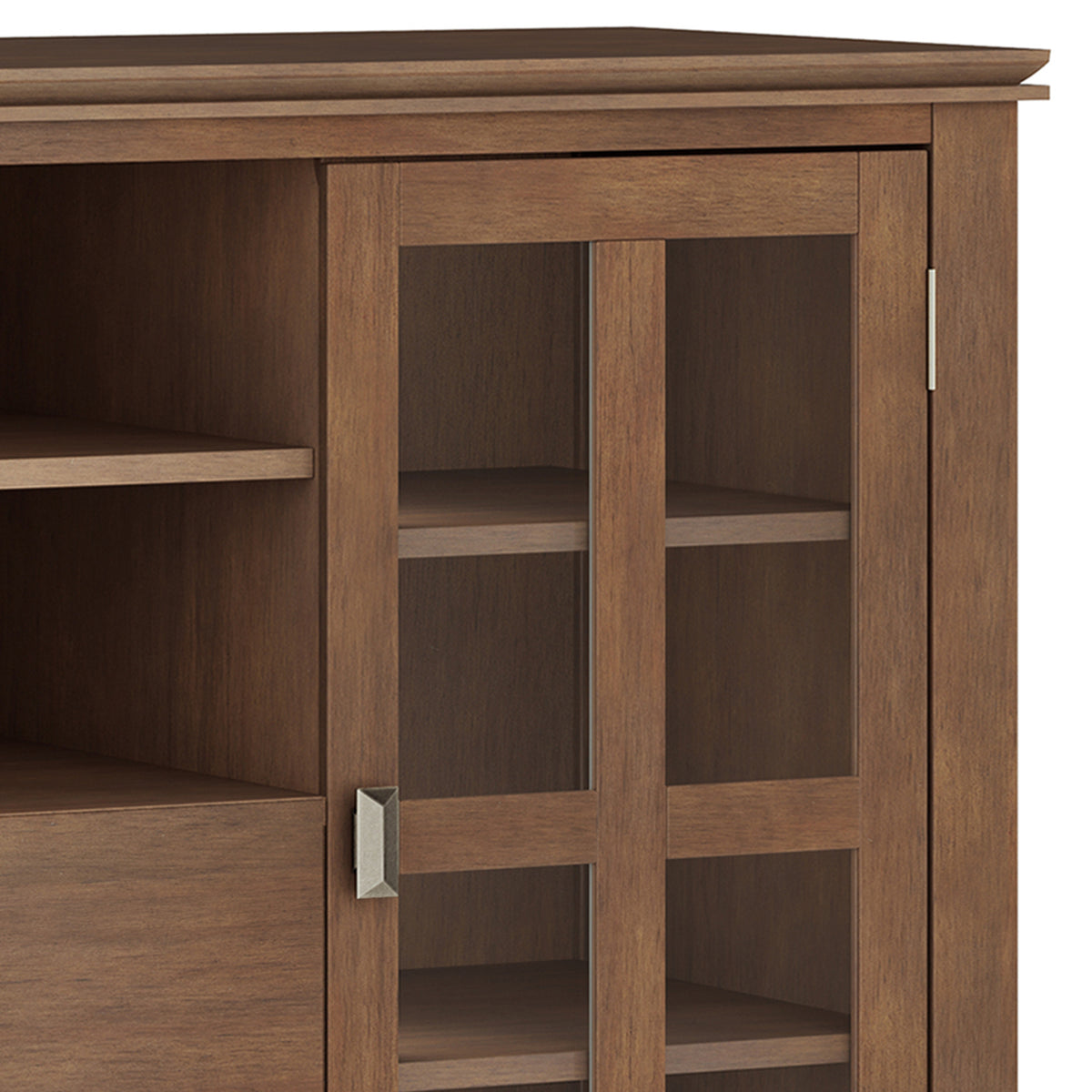 Rustic Natural Aged Brown | Artisan Tall TV Media Stand