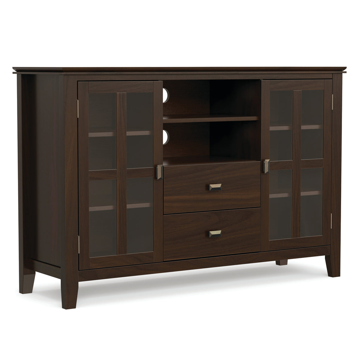 Brunette Brown | Artisan Tall TV Media Stand