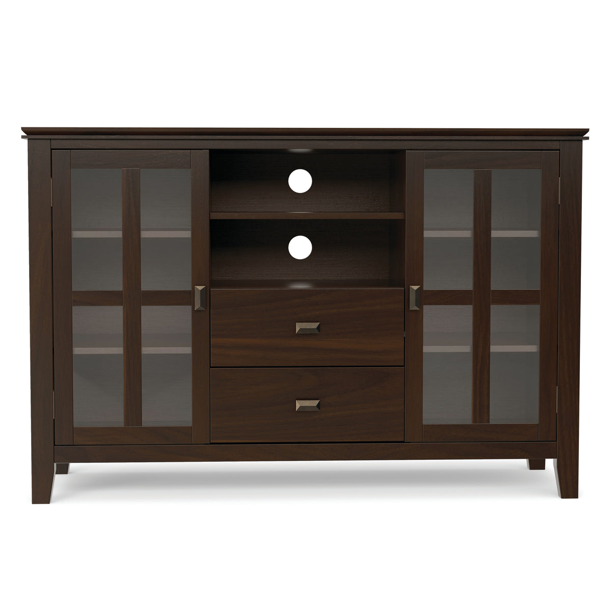 Brunette Brown | Artisan Tall TV Media Stand