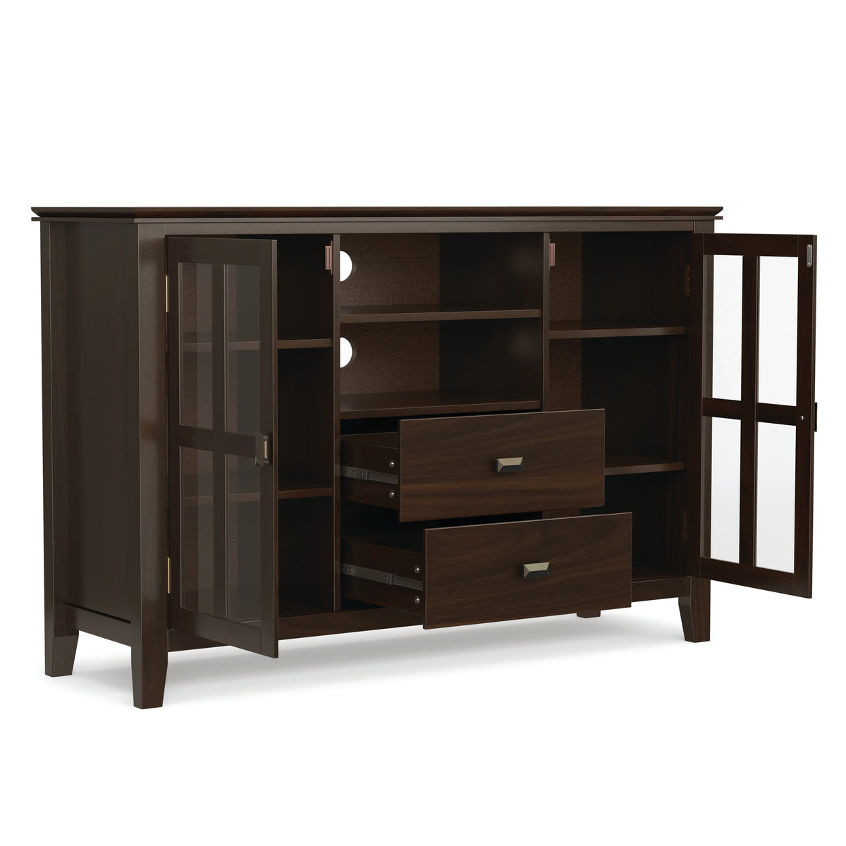 Brunette Brown | Artisan Tall TV Media Stand