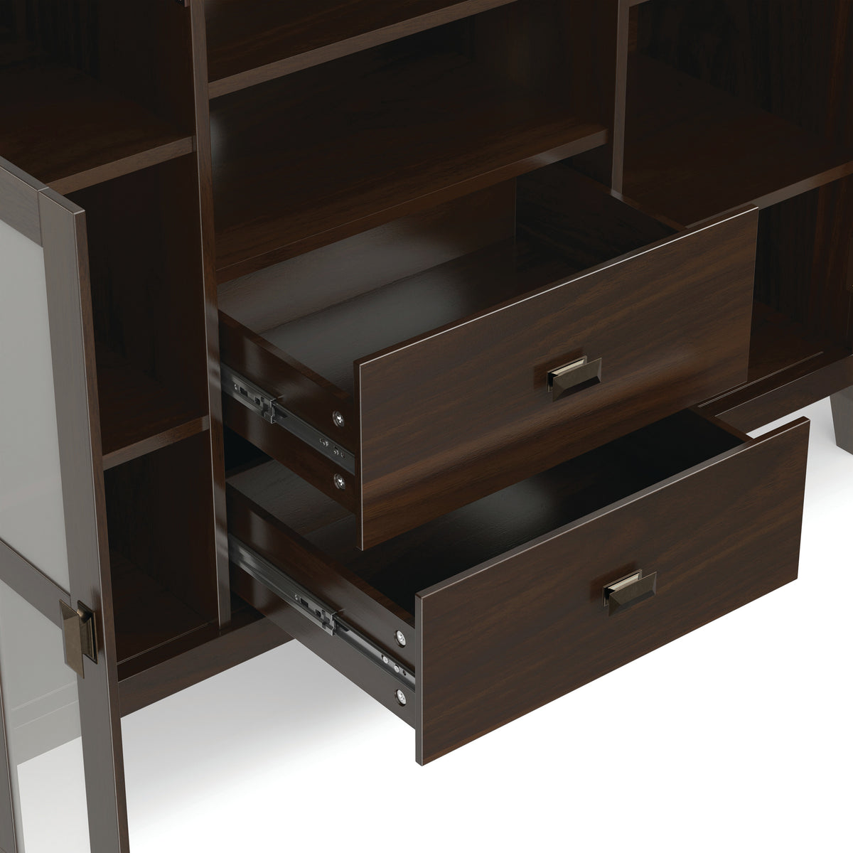 Brunette Brown | Artisan Tall TV Media Stand