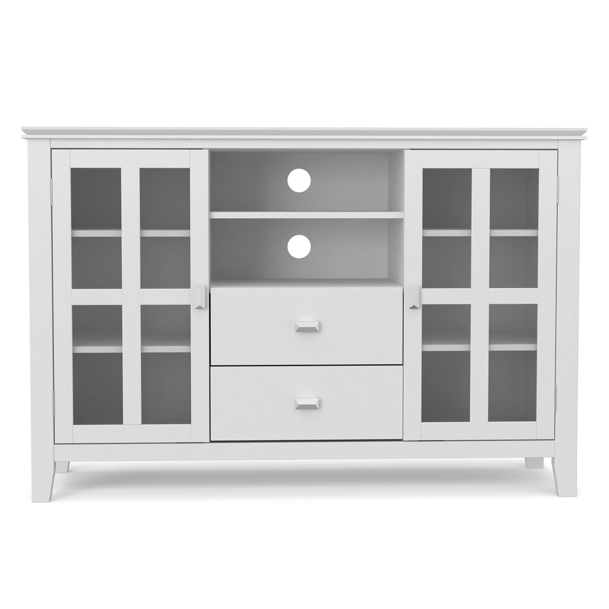 White | Artisan Tall TV Media Stand