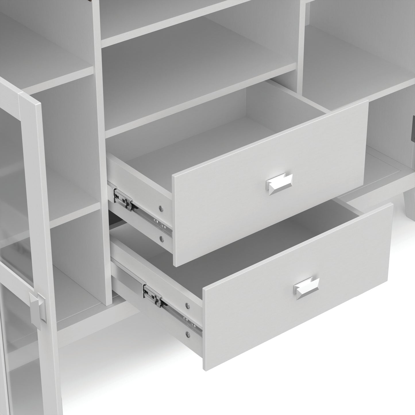 White | Artisan Tall TV Media Stand