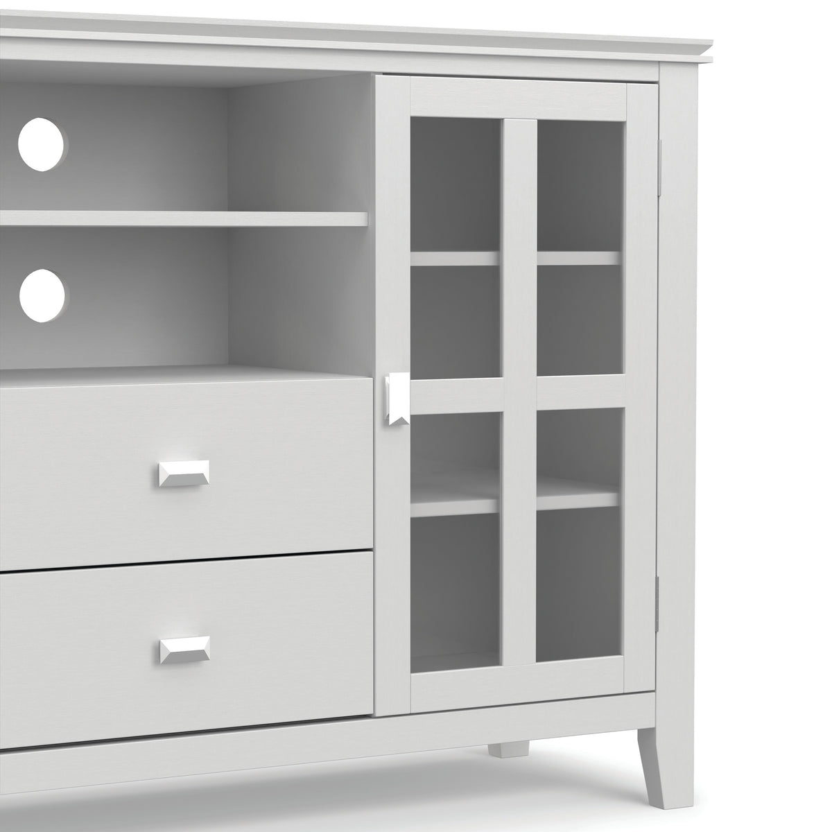 White | Artisan Tall TV Media Stand