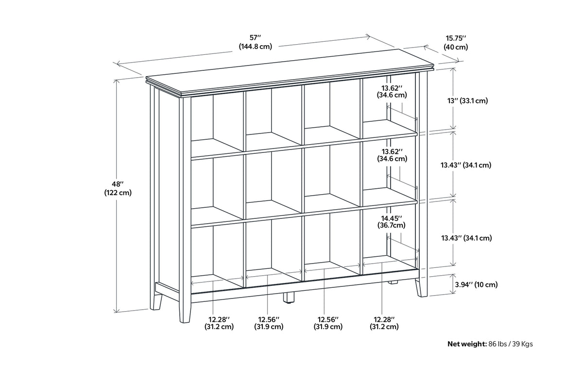 Light Golden Brown | Artisan 12 Cube Storage