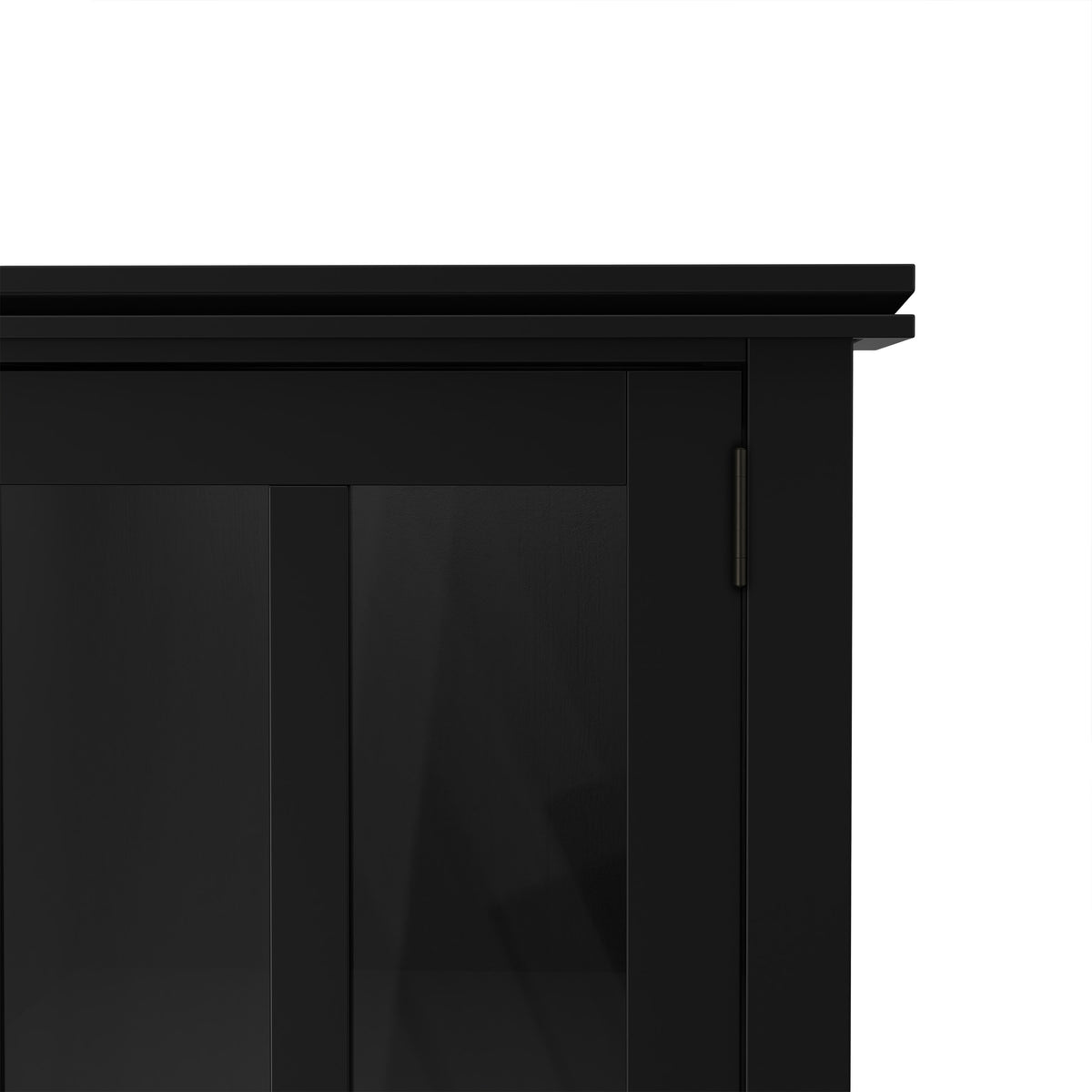 Black | Artisan Wide 4 Door Storage Cabinet