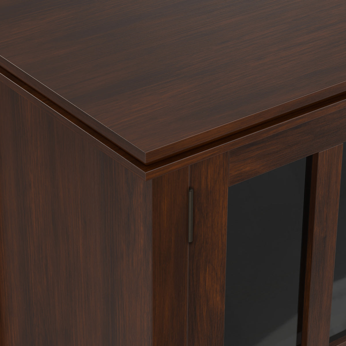 Russet Brown | Artisan Wide 4 Door Storage Cabinet