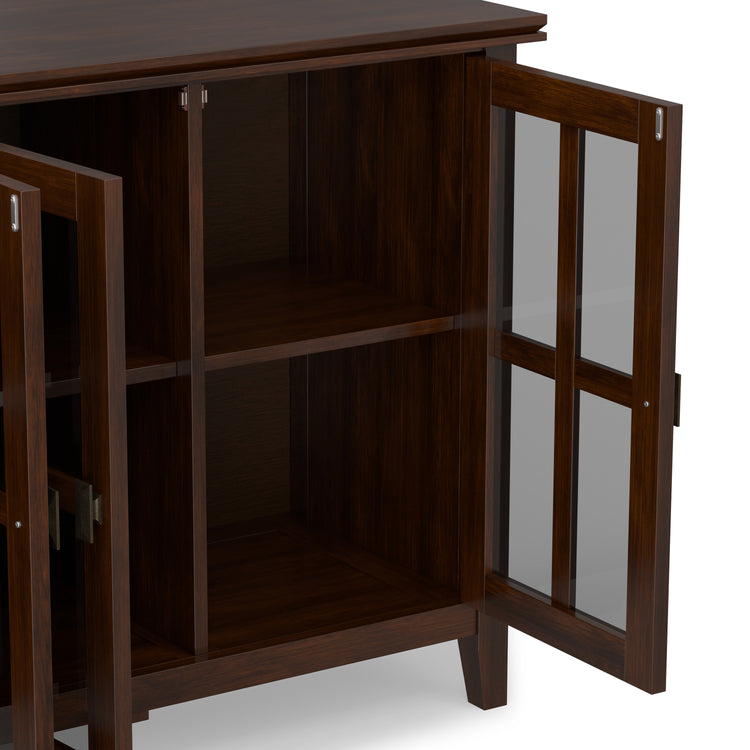 Russet Brown | Artisan Wide 4 Door Storage Cabinet