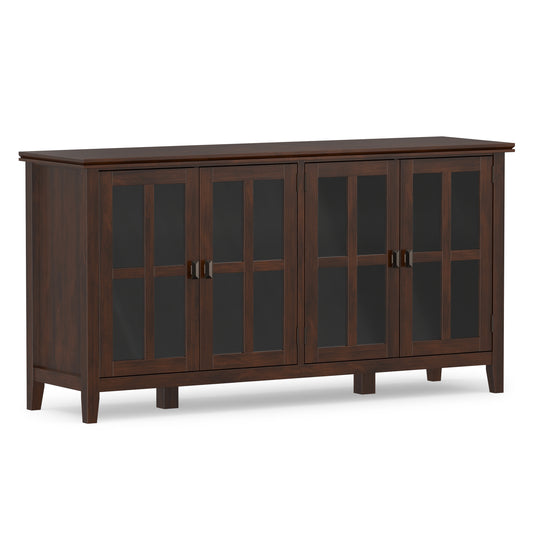 Russet Brown | Artisan Wide 4 Door Storage Cabinet