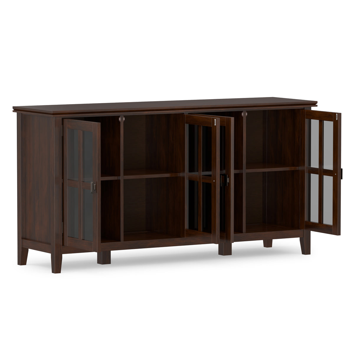 Russet Brown | Artisan Wide 4 Door Storage Cabinet