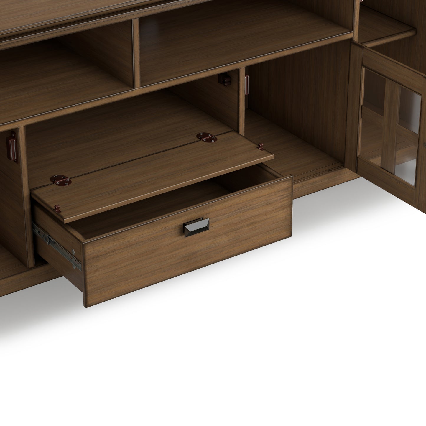 Rustic Natural Aged Brown | Artisan 72 inch TV Media Stand