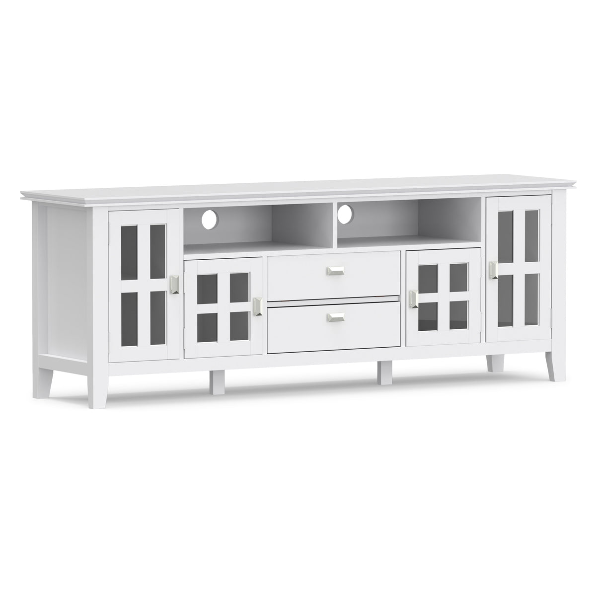 White | Artisan 72 inch TV Media Stand