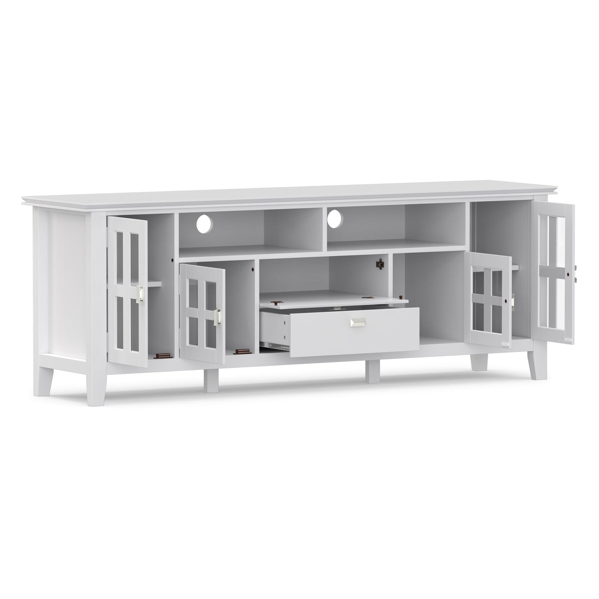 White | Artisan 72 inch TV Media Stand