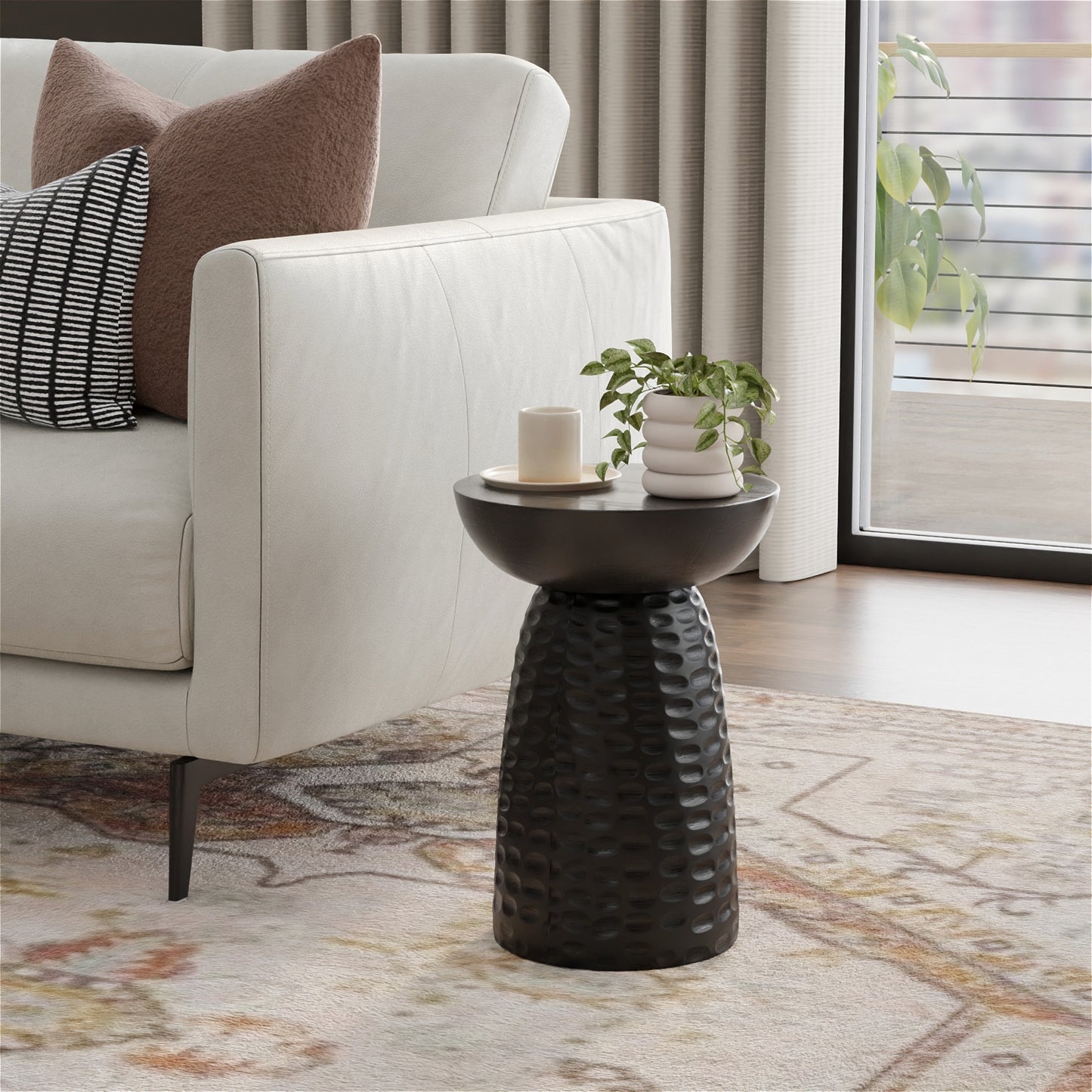Black | Boyd Wooden Accent Table