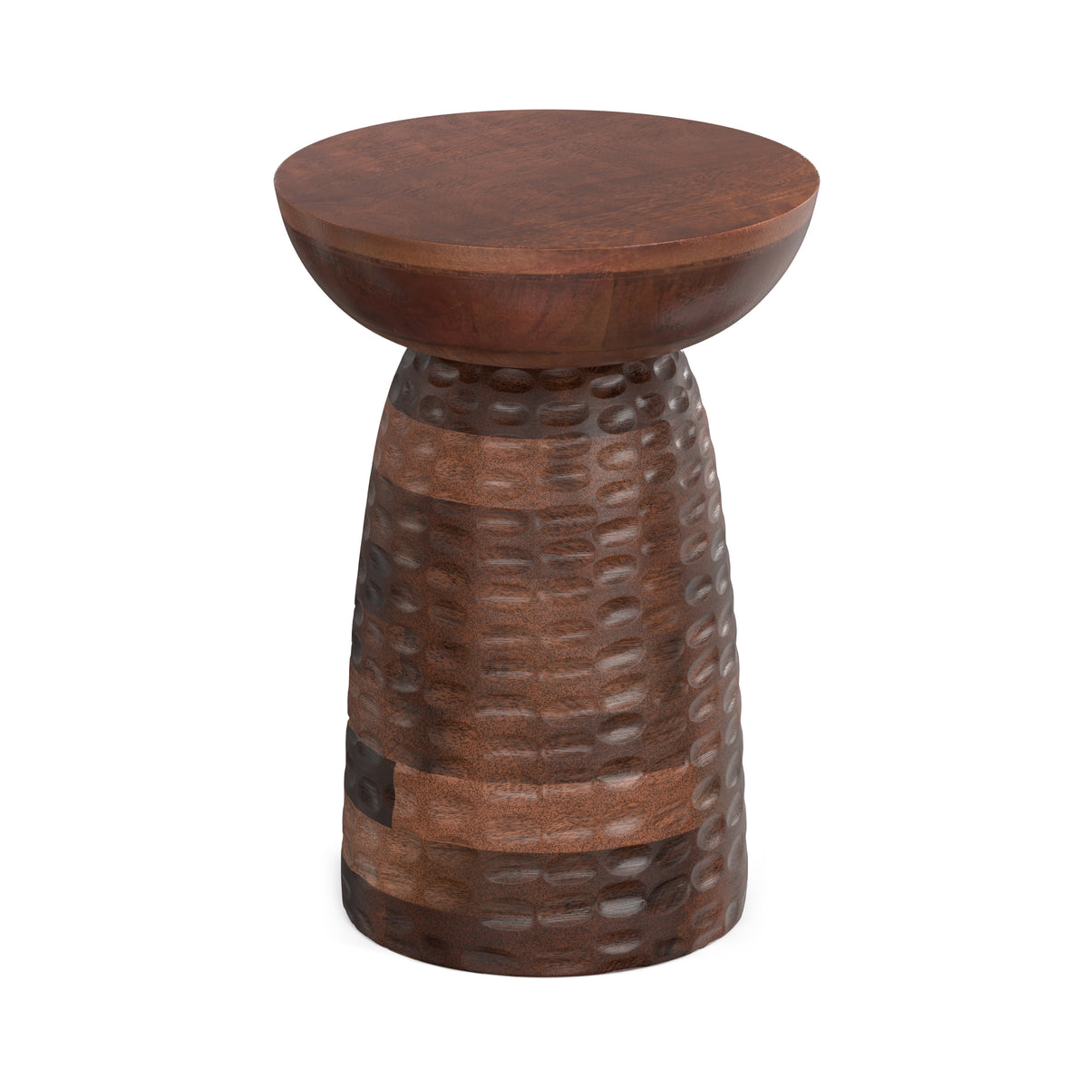 Warm Dark Brown | Boyd 13 inch Accent Table in Mango