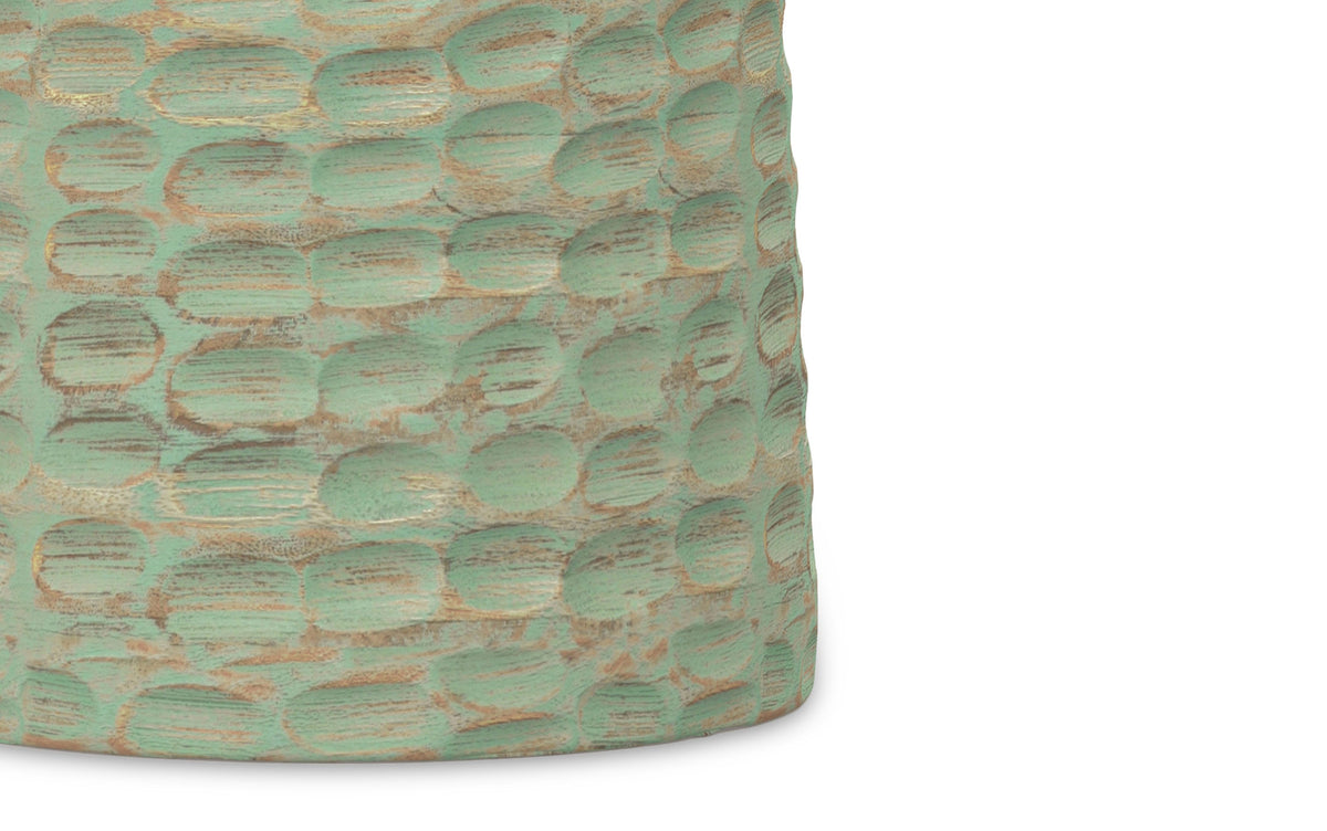 Green Wash | Boyd Wooden Accent Table
