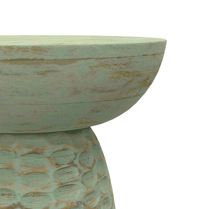 Green Wash | Boyd 13 inch Accent Table in Green Wash