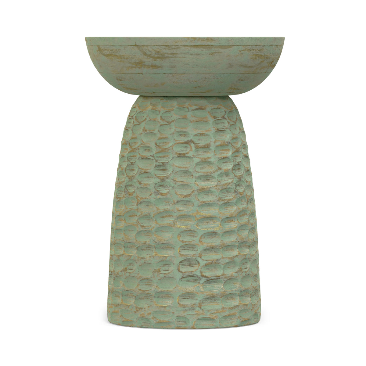Green Wash | Boyd 13 inch Accent Table in Green Wash