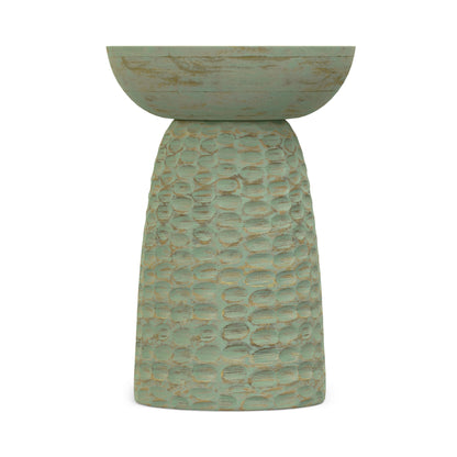 Green Wash | Boyd 13 inch Accent Table in Green Wash