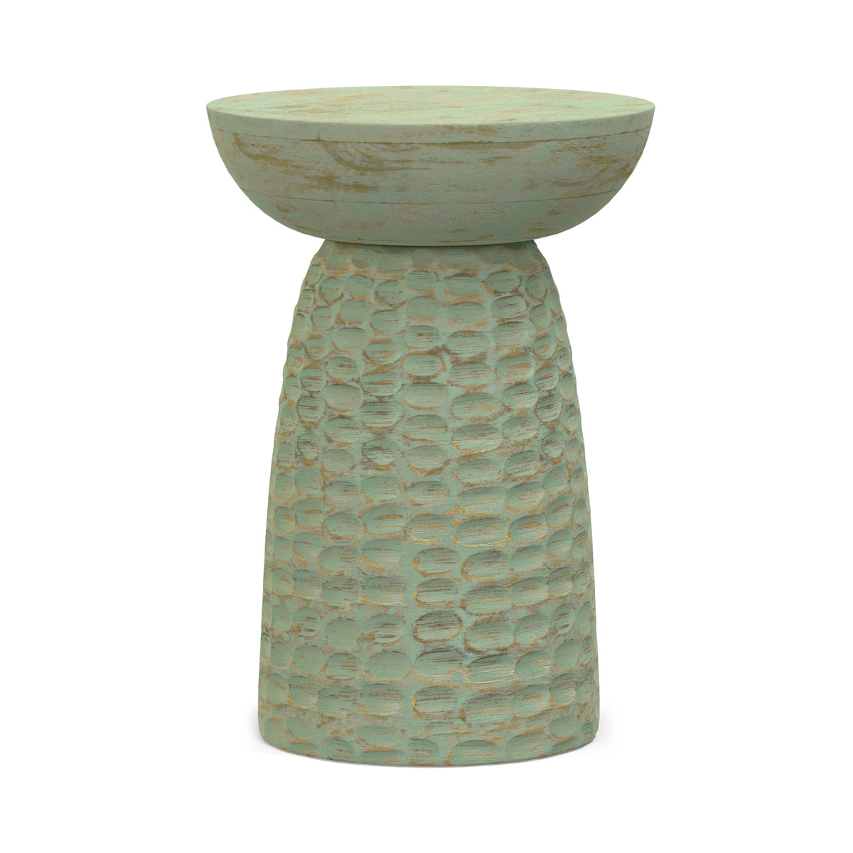 Green Wash | Boyd 13 inch Accent Table in Green Wash