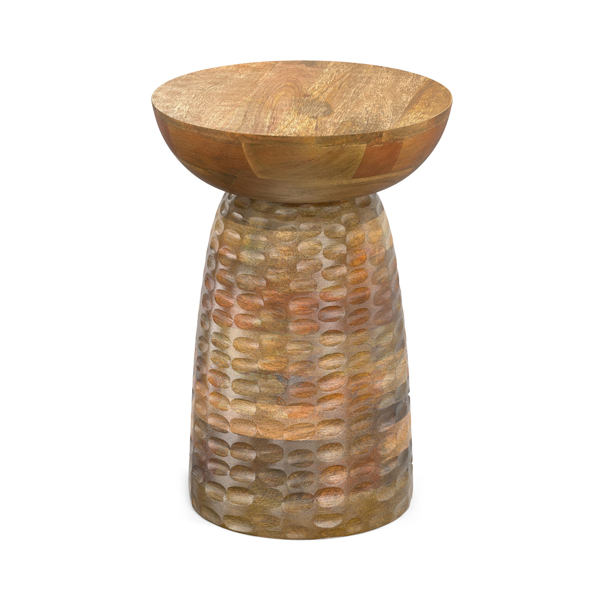 Natural | Boyd 13 inch Accent Table in Mango