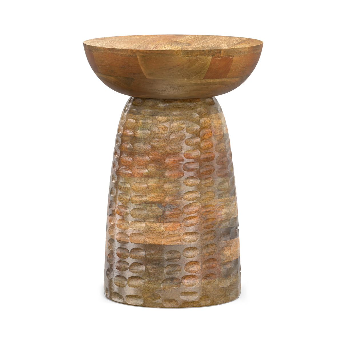 Natural | Boyd 13 inch Accent Table in Mango