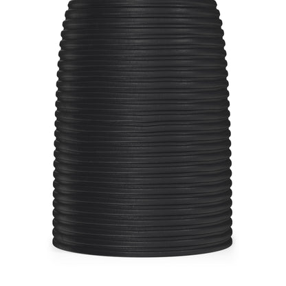 Black | Boyd 13 inch Ribbed Accent Table