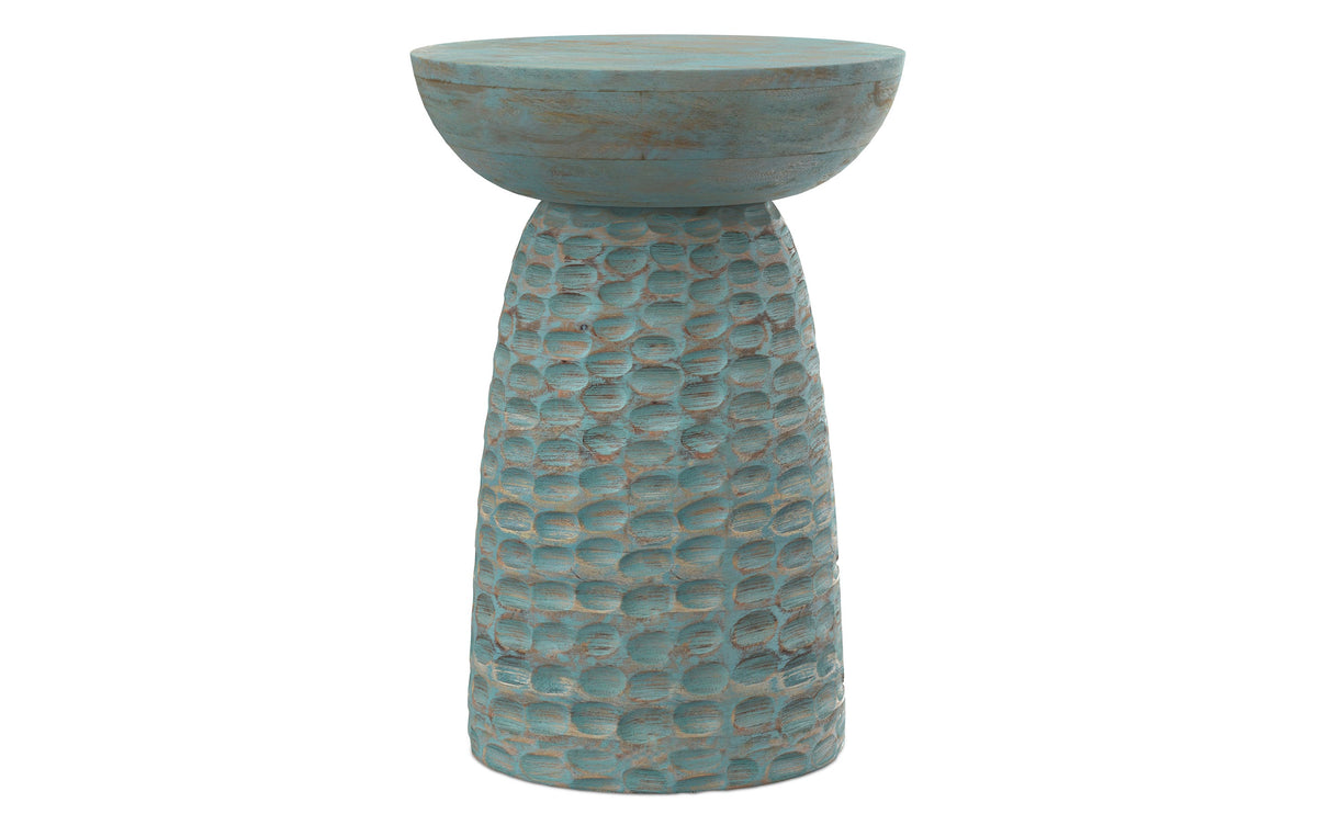 Teal Wash | Boyd Wooden Accent Table
