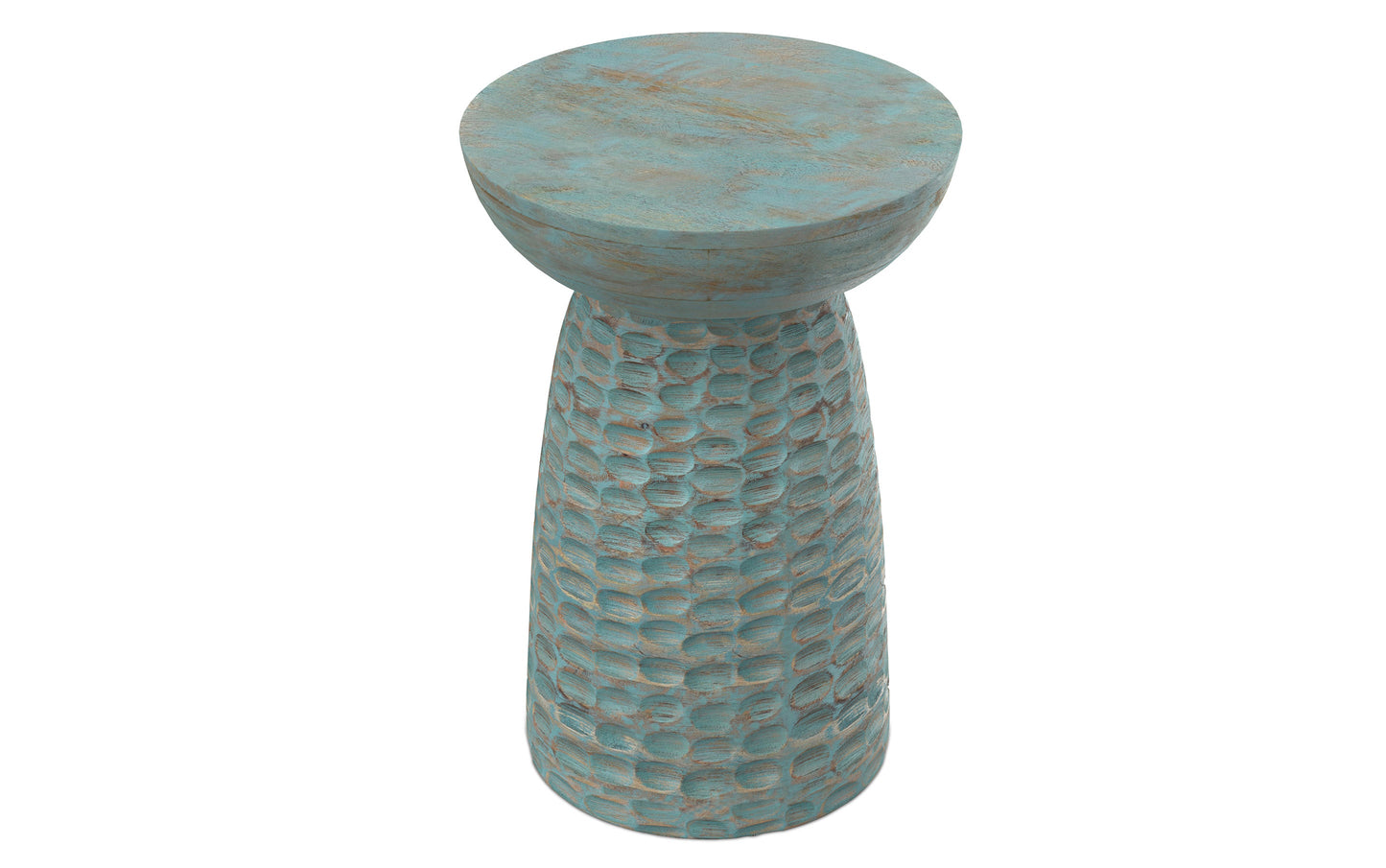 Teal Wash | Boyd Wooden Accent Table
