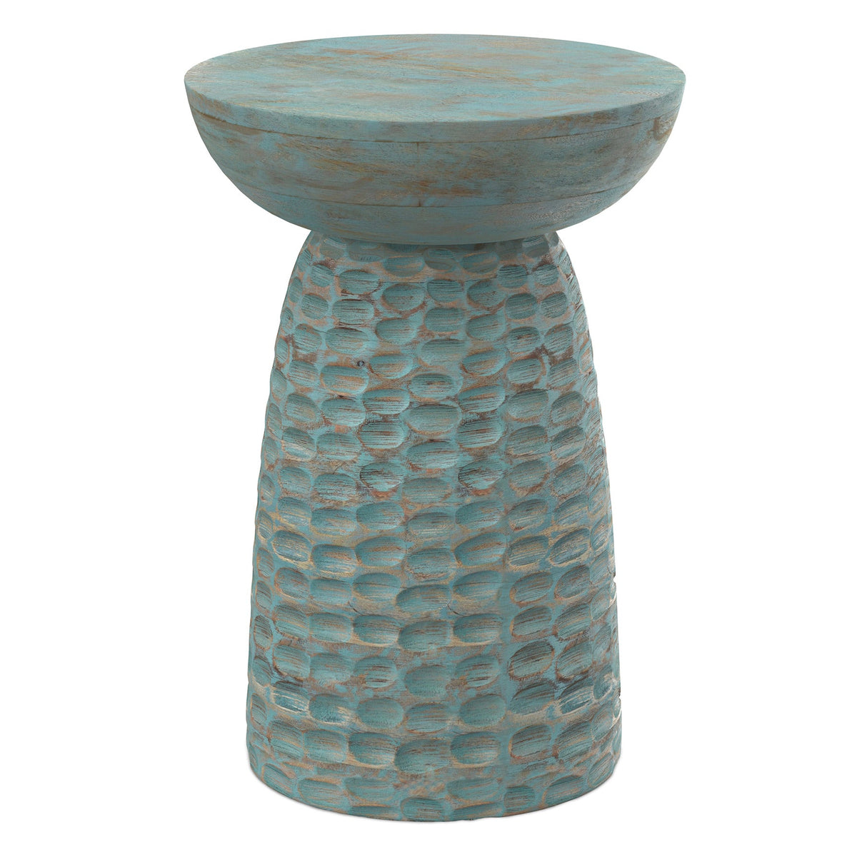 Teal Wash | Boyd Wooden Accent Table