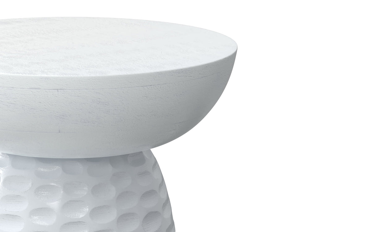 White | Boyd Wooden Accent Table