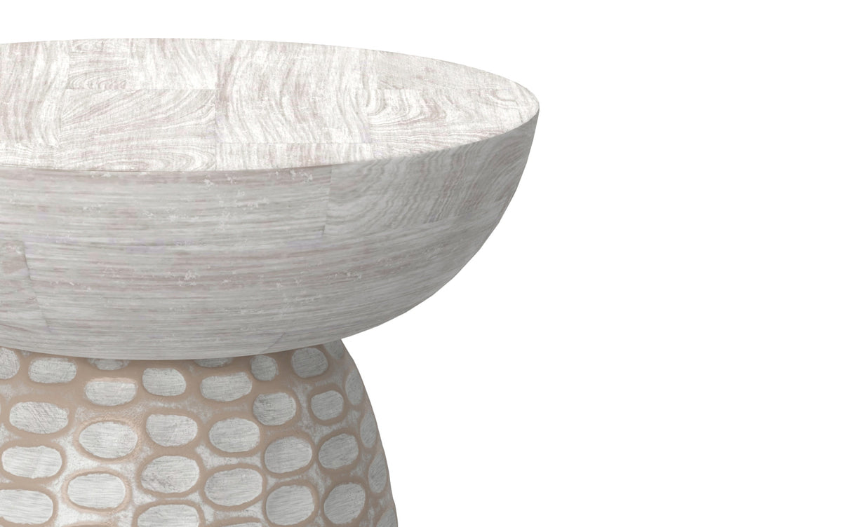White Wash | Boyd Wooden Accent Table