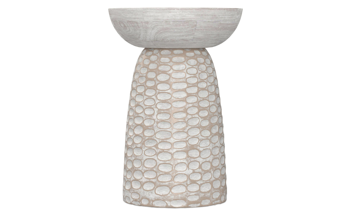 White Wash | Boyd Wooden Accent Table