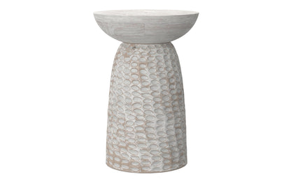 White Wash 16 inch | Boyd 16 inch Accent Table