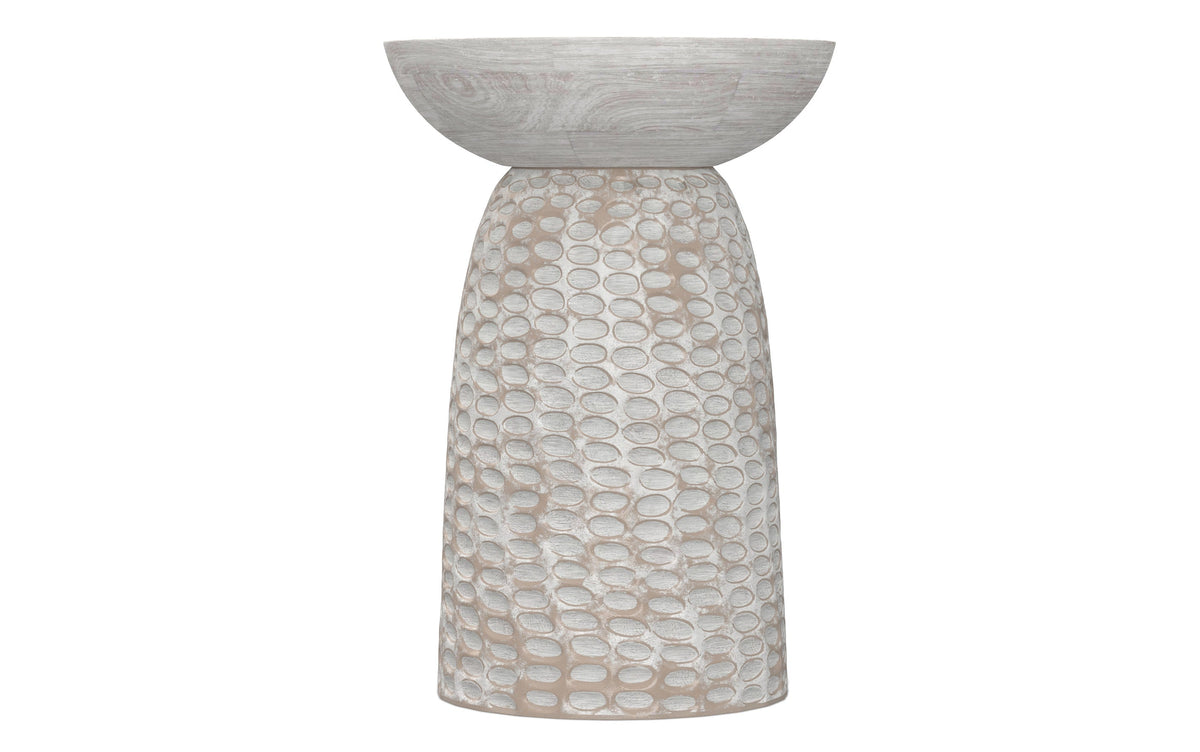 White Wash 16 inch | Boyd 16 inch Accent Table