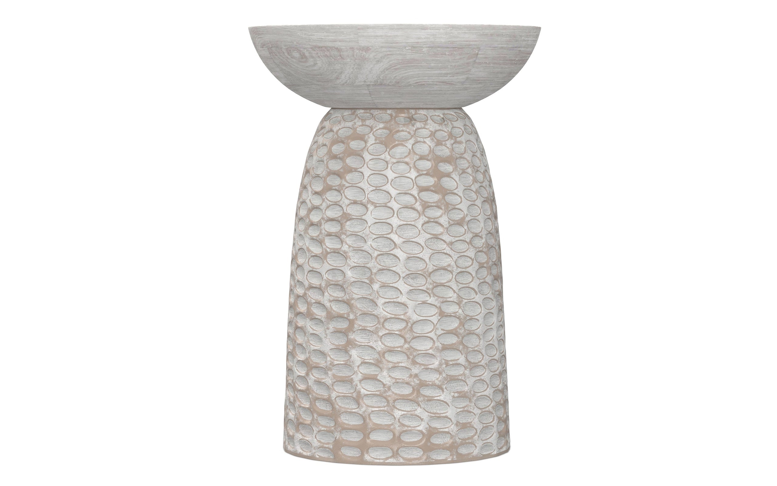 White Wash 16 inch | Boyd 16 inch Accent Table
