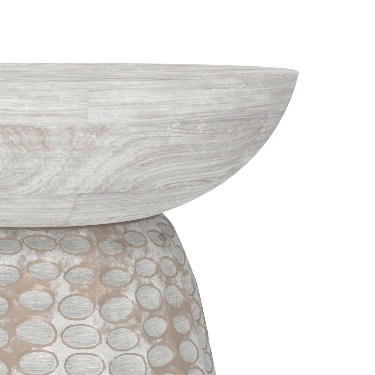 White Wash 16 inch | Boyd 16 inch Accent Table